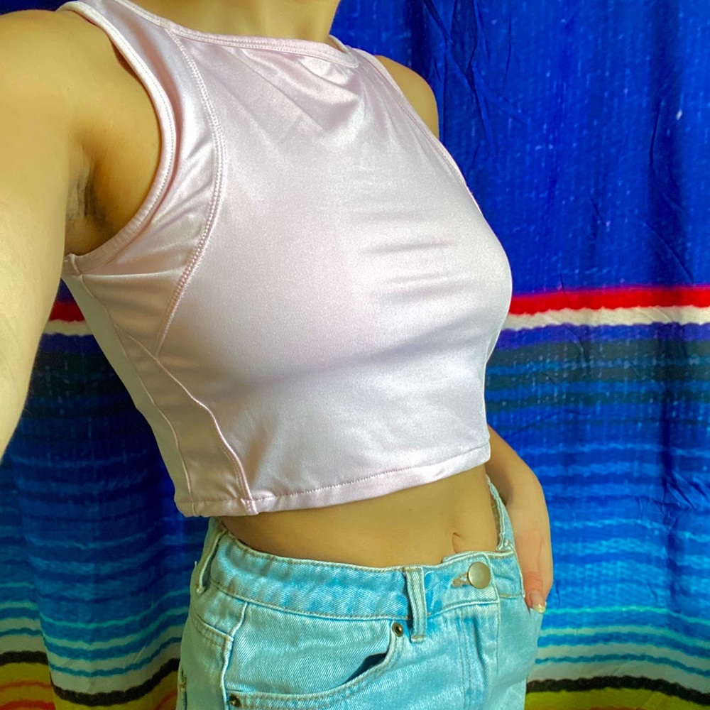 Pink Crop Top